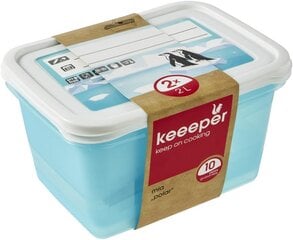 Keeeper Frozendosenset maisto laikymo indai, 2vnt. 20,5 x 15,5 x 10,5 cm kaina ir informacija | Maisto saugojimo  indai | pigu.lt