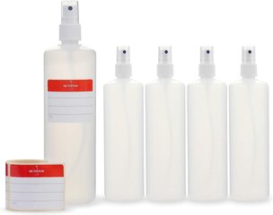 Plastikiniai purškimo buteliai 5x 250 ml kaina ir informacija | Kosmetinės, veidrodėliai | pigu.lt