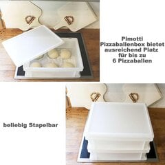 Коробка для теста для пиццы Pimotti Pizza, 3 шт. цена и информация | Посуда для хранения еды | pigu.lt
