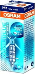 Osram Cool Blue Intense H1, лампа галогена, 64150CBI, 12 В, складная коробка (1 кусок) цена и информация | Автомобильные лампочки | pigu.lt