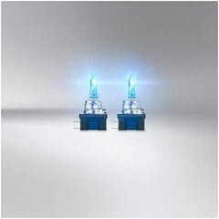 Osram Cool Blue® Intense H15, +20% больше яркости, до 3700 тыс., Лампа галогена, светодиодный вид, ящик для дуэта (2 лампы), 64176CBN-HCB цена и информация | Автомобильные лампочки | pigu.lt