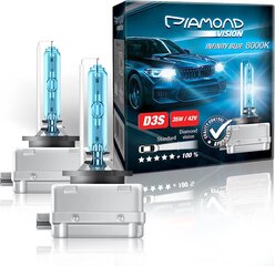 Diamond Vision HID Bi Xenon Brenner PK32D-5 D3S 35W 42V 8000K цена и информация | Автомобильные лампочки | pigu.lt