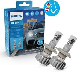 Philips Ultinon Pro6000 H4 Светодиодная фар -лампа с одобрением улицы, +на 230% более легкий свет, 5800K цена и информация | Philips Электрооборудование | pigu.lt