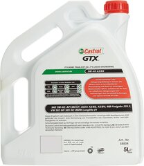 Castrol GTX 5W-40 A3/B4, 5 литр цена и информация | Castrol Автотовары | pigu.lt