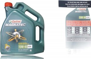 Castrol Magnatec 10W-40 A3/B4 variklių alyva, 5 l kaina ir informacija | Variklinės alyvos | pigu.lt