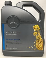 Mercedes-Benz motorinės alyvos aliejus 5W40 5W-40 MB 229.5, 5l kaina ir informacija | Variklinės alyvos | pigu.lt