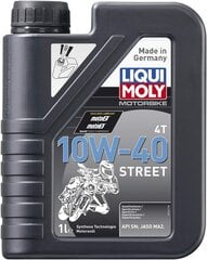 Liqui Moly 1521 Motorbike 4t 10w-40 Street 1 l цена и информация | Моторные масла | pigu.lt