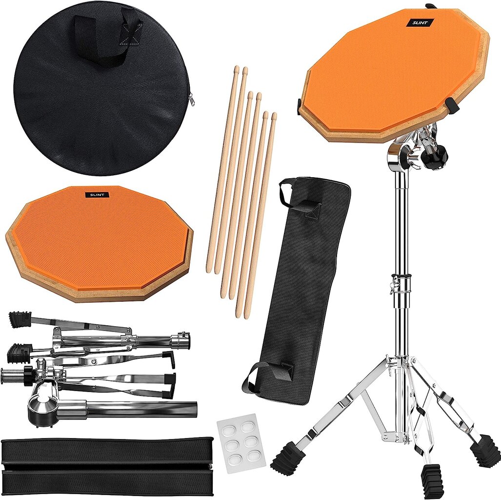 Bugnų rinkinys SLINT Drum Pad Stand Kit kaina ir informacija | Mušamieji instrumentai | pigu.lt