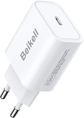 Bekell USB C Зарядное устройство, 20W PD 3.0 USB C Спасение питания для iPhone 13/13 Mini/13 Pro/13 Pro Max 12 11 SE, iPad, Airpods Pro, Galaxy S10/S20, Quick USB C Power Adapter Ladecker цена и информация | Зарядные устройства для телефонов | pigu.lt