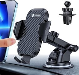 Andobil Mobile Phone Car Car [более стабильная версия и никогда не колеблетесь] 3 в 1 автомобильный держатель мобильного телефона всасывание и вентиляция универсальная мобильная кронштейна автомобиля, совместимый с iPhone/Samsung/Xiaomi/OnePlus & All Cars цена и информация | Держатели для телефонов | pigu.lt