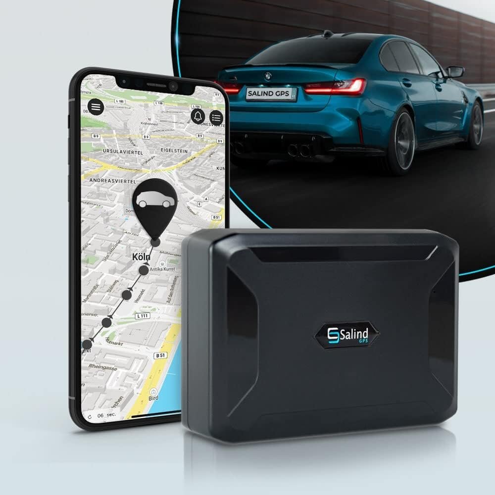 „SALIND GPS Tracker“ automobilis, motociklas, transporto priemonės ir sunkvežimiai su magnetu, maždaug 40 dienų akumuliatoriaus veikimo laikas (iki 90 dienų budėjimo režime) kaina ir informacija | Auto reikmenys | pigu.lt