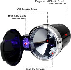 Ashcup Car, Netspower светодиодная сигарета пепельная пепельная пепела -безжиевая самоотдача Universal Handy Stitch Cup Cup Cup с крышкой для машины, дома, офиса цена и информация | Автопринадлежности | pigu.lt