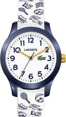 Lacoste Unisex kinder Analog Quartz Зайчные часы с силиконовым браслетом 2030011 цена и информация | Аксессуары для детей | pigu.lt