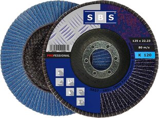 Šlifavimo diskas SBS 125 mm, 10 vnt. kaina ir informacija | Mechaniniai įrankiai | pigu.lt