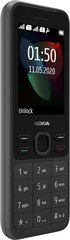 Nokia 150 Version 2020 Pleace Phone (2,4 дюйма, 4 МБ внутренней памяти (расширяется до 32 ГБ с помощью карты MicroSD), 4 МБ ОЗУ, двойная сима) Black цена и информация | Мобильные телефоны | pigu.lt