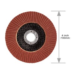 Šlifavimo diskas SPTA Chrupp 100 mm, 10 vnt kaina ir informacija | Mechaniniai įrankiai | pigu.lt