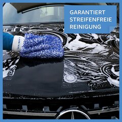 Carbigo® Professional Paring Glove Car - Чрезвычайно всасывающая перчатка для автомобильной мытья - идеальная перчатка из микрофибры и ободная перчатка - идеально подходит для мокрой очистки автомобилей, мотоциклов или бытовых (синий) цена и информация | Инвентарь для уборки и принадлежности | pigu.lt