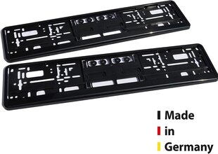 Владелец номерного знака Sunmondo Auto Black, Усиление номерного знака. цена и информация | Автопринадлежности | pigu.lt