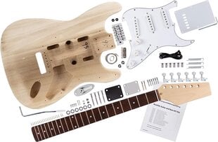 Rinkinys gitarai RockTle Diy Strat Kit E -Guitar kaina ir informacija | Priedai muzikos instrumentams | pigu.lt