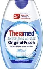 Theramed Original dantų pastos gelis 2in1, antibakterinė apsauga, 75 ml kaina ir informacija | Dantų šepetėliai, pastos | pigu.lt