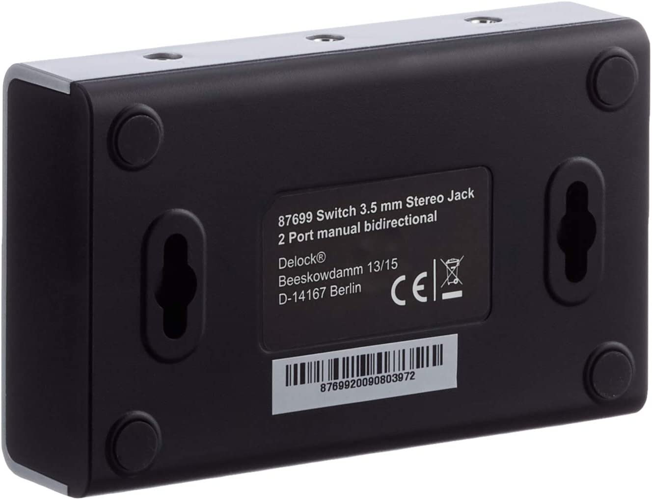 Stereo lizdas Delock 2-Port Switch kaina ir informacija | Priedai muzikos instrumentams | pigu.lt