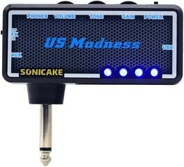 Sonicake Mini усилитель гитарный хор эффект усилитель усилитель усилитель карманный карманный гитарный бас спальня Us Madness цена и информация | Принадлежности для музыкальных инструментов | pigu.lt