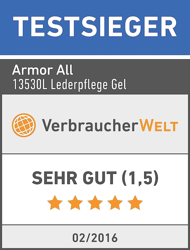 Odinių apmušalų valiklis ArmorAll GAA13530GE, 530 ml цена и информация | Autochemija | pigu.lt