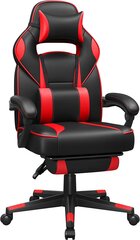 Žaidimų kėdė SongMics OBG73BRV1, juoda/raudona kaina ir informacija | Biuro kėdės | pigu.lt