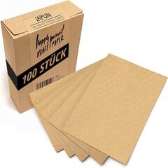 Japun - Blanko Power Paper Cards / Poscards, (Set - 100 штук) для самоопределения, маркировки или печати - 300 г / м² - DIN A6 цена и информация | Тетради и бумажные товары | pigu.lt