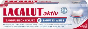Лакалут Активная защита десен и нежная белая зубная паста, 75 мл зубной пасты, сразу же заметное затяжение и консолидация десен, зубная паста для естественных белых зубов, 3 х 75 мл цена и информация | Lacalut Духи, косметика | pigu.lt