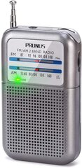Prunus DE333 Mini Radio Actacation Operations, на радио-радио FM FM-радио с отличным приемом, с отличным приемом, с дисплеем сигнала, небольшим радио с аккумулятором AAA, работающим для ходьбы, кемпинга. цена и информация | Радиоприемники и будильники | pigu.lt