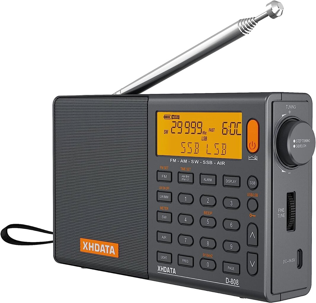 XHDDATA D-808 kaina ir informacija | Radijo imtuvai ir žadintuvai | pigu.lt