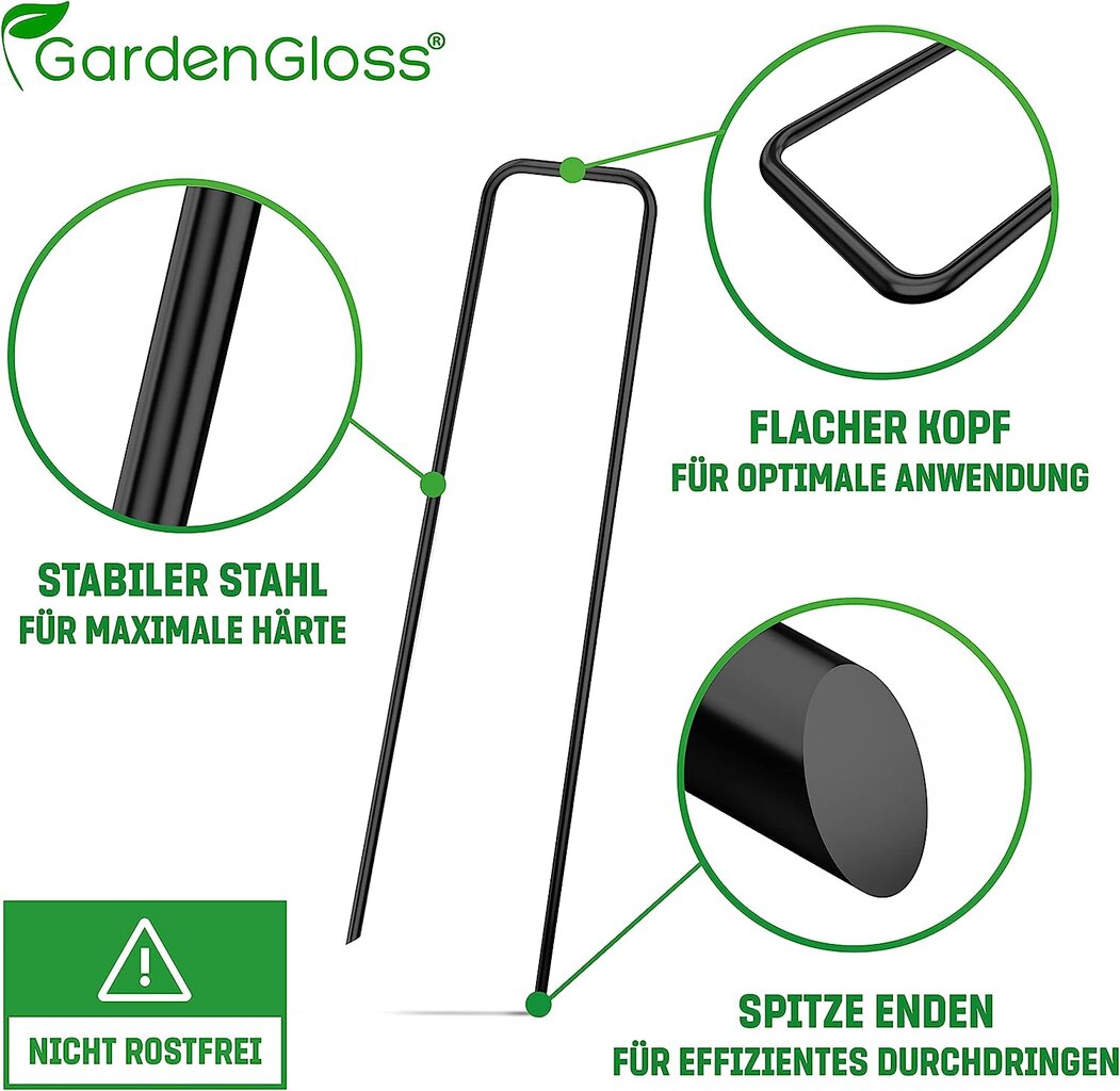 Tvirtinimo smaigaliai Garden Gloss®, 50 vnt. цена и информация | Sodo įrankiai | pigu.lt