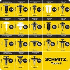 Tvirtinimo spaustukai Schmitz.tools, 700 vnt. kaina ir informacija | Tvirtinimo detalės | pigu.lt