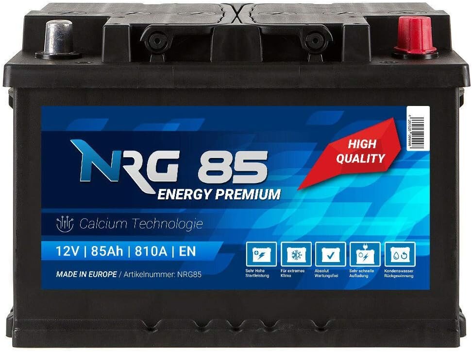 Akumuliatorius NRG Premium 12 V 85AH 810A/EN kaina ir informacija | Akumuliatoriai | pigu.lt