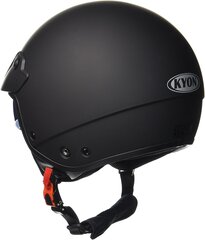 Шлем Jethelm H740 со встроенным солнцезащитным козырьком и щитом, черный, матовый цена и информация | Шлемы | pigu.lt