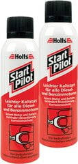 Holts 2x Cold Start Adment Prilt Pilot Пункт помощи в холодном спреем -распылите дизельный дизельный двигатель бензиновый двигатель двигатель двигатель двигатель. цена и информация | Автохимия | pigu.lt