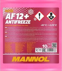 Aušinimo skystis Mannol Antifreze AF12“+, 10 l, žieminis kaina ir informacija | Mannol Autoprekės | pigu.lt