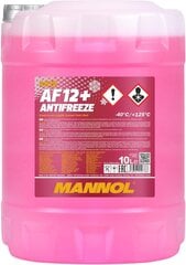 Антифриз AF12+ 10 литров, розовый до -40 ° C для G12+ цена и информация | Mannol Автотовары | pigu.lt