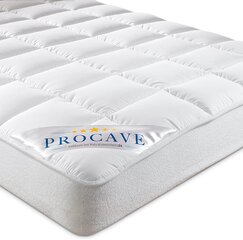Procave Micro Comfort Mattress Lovers White 60x190 см с натяжением, Высота до 30 см  цена и информация | Простыни | pigu.lt