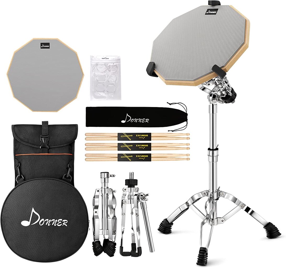 Būgnų praktikos padas Donner Snare Drum kaina ir informacija | Mušamieji instrumentai | pigu.lt