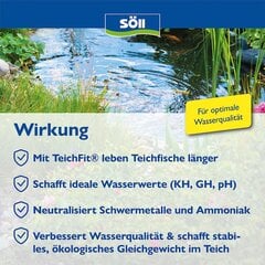 Priežiūros produktas vandeniui Söll Teichfit , 2.5 kg kaina ir informacija | Akvariumai ir jų įranga | pigu.lt