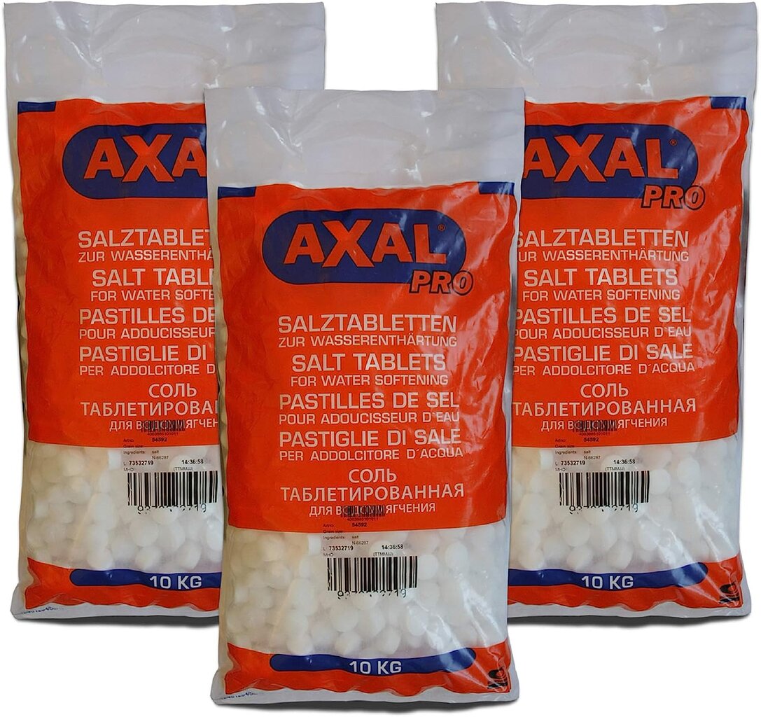 Druskos tabletės Axal, 30 kg kaina ir informacija | Baseinų priedai | pigu.lt