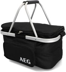 AEG AEG AUTIMOTIVE 26 -литровый COLD SING KS26 Корзина для корзины для корзины для пикника для пикника и автомобильного преобразователя напряжения KA6 CAR Adapter Adapter Power Converter Зарядное устройство 230V AC на 12 В/6A DC (MAX.72W) цена и информация | Автомобильные холодильники | pigu.lt