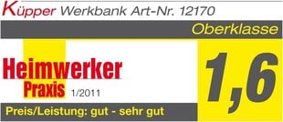 Küpper 12177 - Workbench, изготовлен в Германии, 170 x 60 x 84 см цена и информация | Комоды | pigu.lt