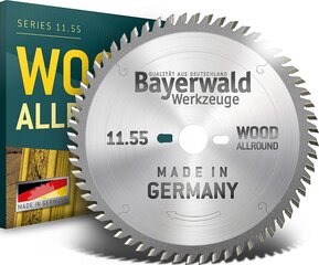 Bayerwald - HM Kreitlatt - Ø 450 x 4 x 30 | Z = 66 UW | Серия 11.55 - объяснение продольных и перекрестных серий в деревянных/деревянных материалах цена и информация | Механические инструменты | pigu.lt