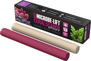 Microbe -Coralscaper Epoxy - 2K коралловый клей, идеально подходящий для прикрепления кораллов, ответвлений и рифовых конструкций в каждом аквариуме морской воды, 2x60g цена и информация | Аквариумы и оборудование | pigu.lt