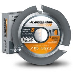 Pjūklo diskas Bayerwald 115 mm kaina ir informacija | Mechaniniai įrankiai | pigu.lt