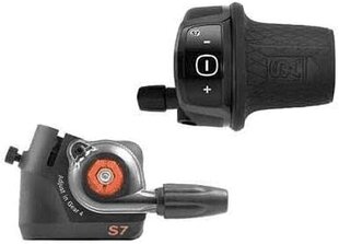 Sturmey Archer Unisex-Adults S7 Роторный контрольный переключатель, черный, 7-скоростный цена и информация | Sturmey Archer Аксессуары для велосипедов | pigu.lt
