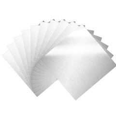 Hantouth 12 кусочков Алюминиевые пластины 15 * 15 см, Алюминиевая пластина толщиной 0,5 мм, алюминиевый лист  цена и информация | Другие принадлежности для мебели | pigu.lt